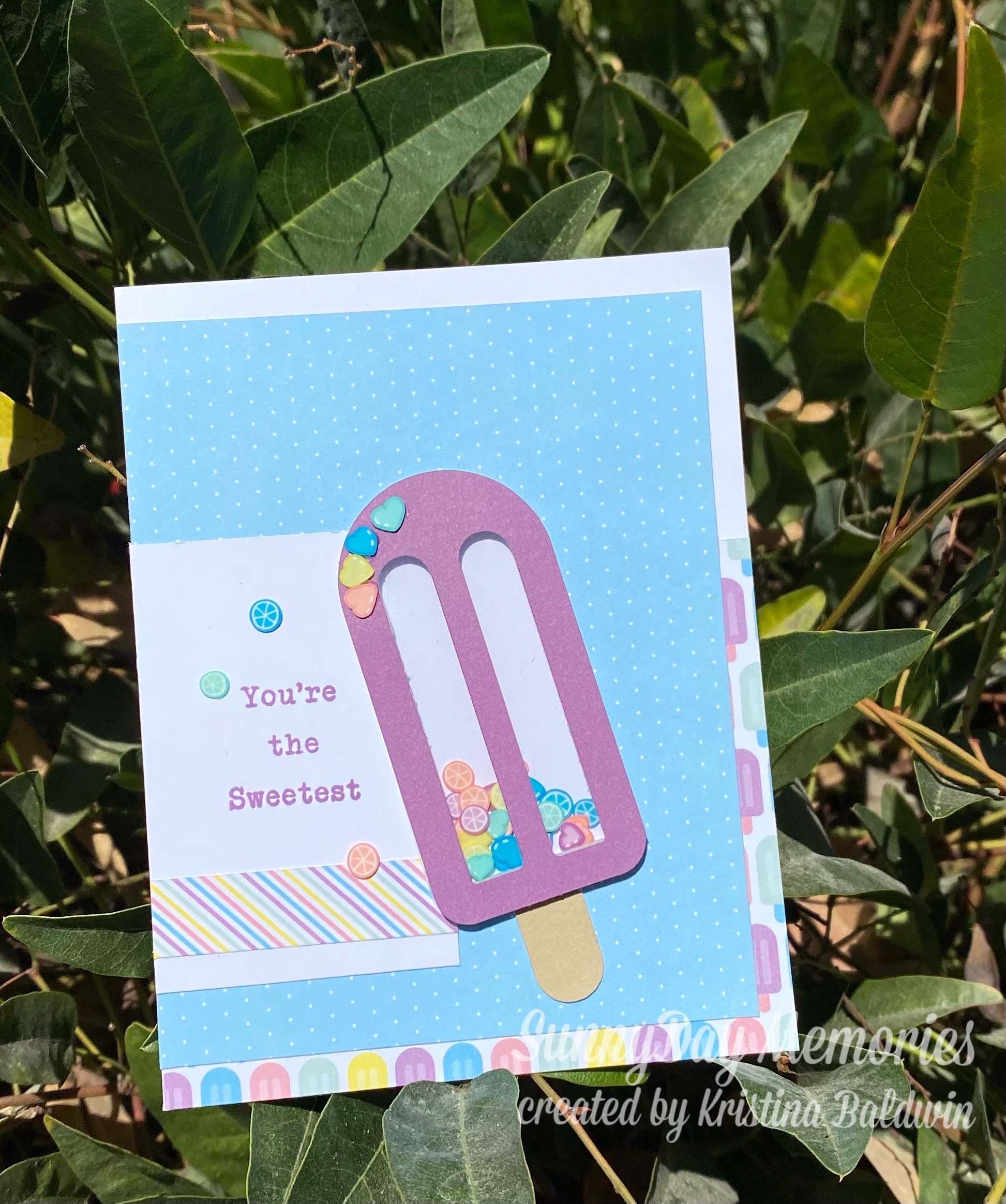 CTMH Popsicle Shaker Card