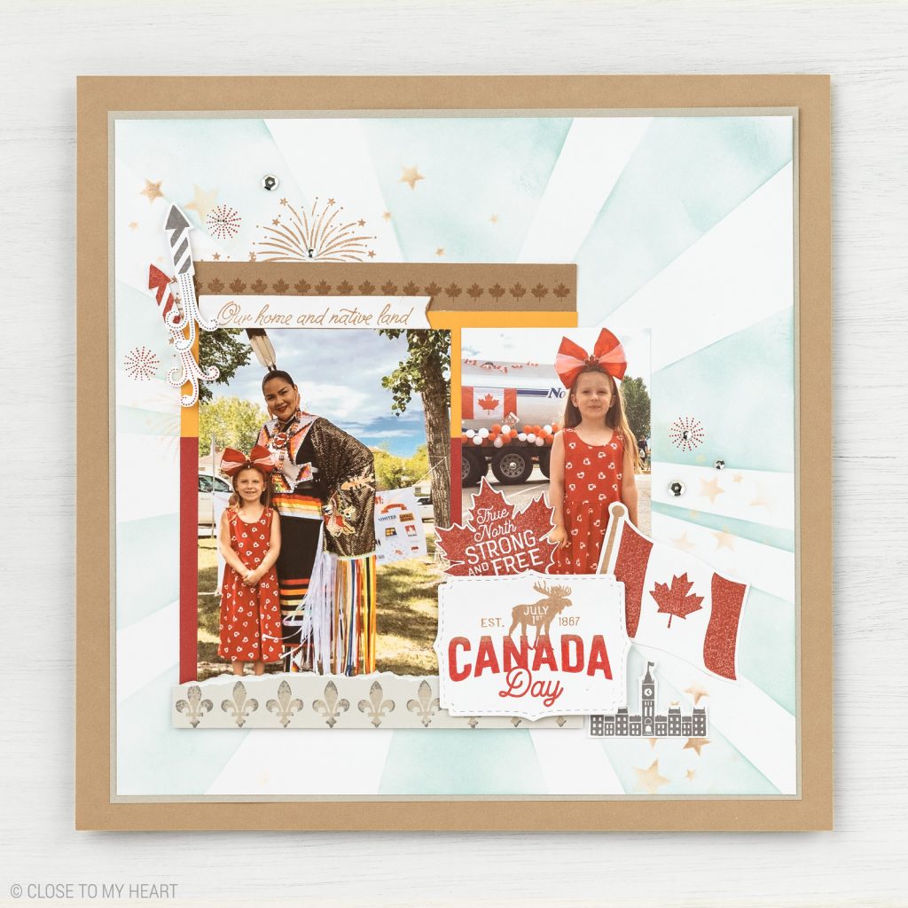 CTMH Canada Day Layout
