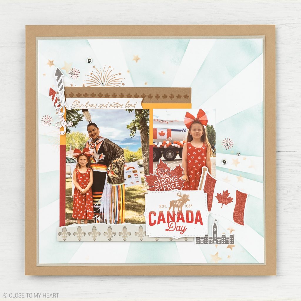 CTMH Canada Day Layout