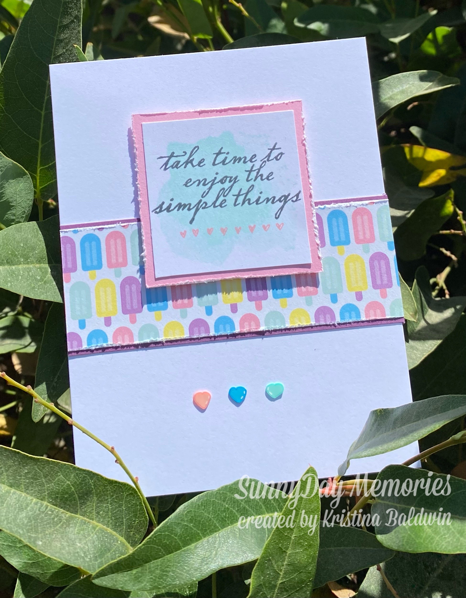 CTMH Enjoy the Simple Things Card