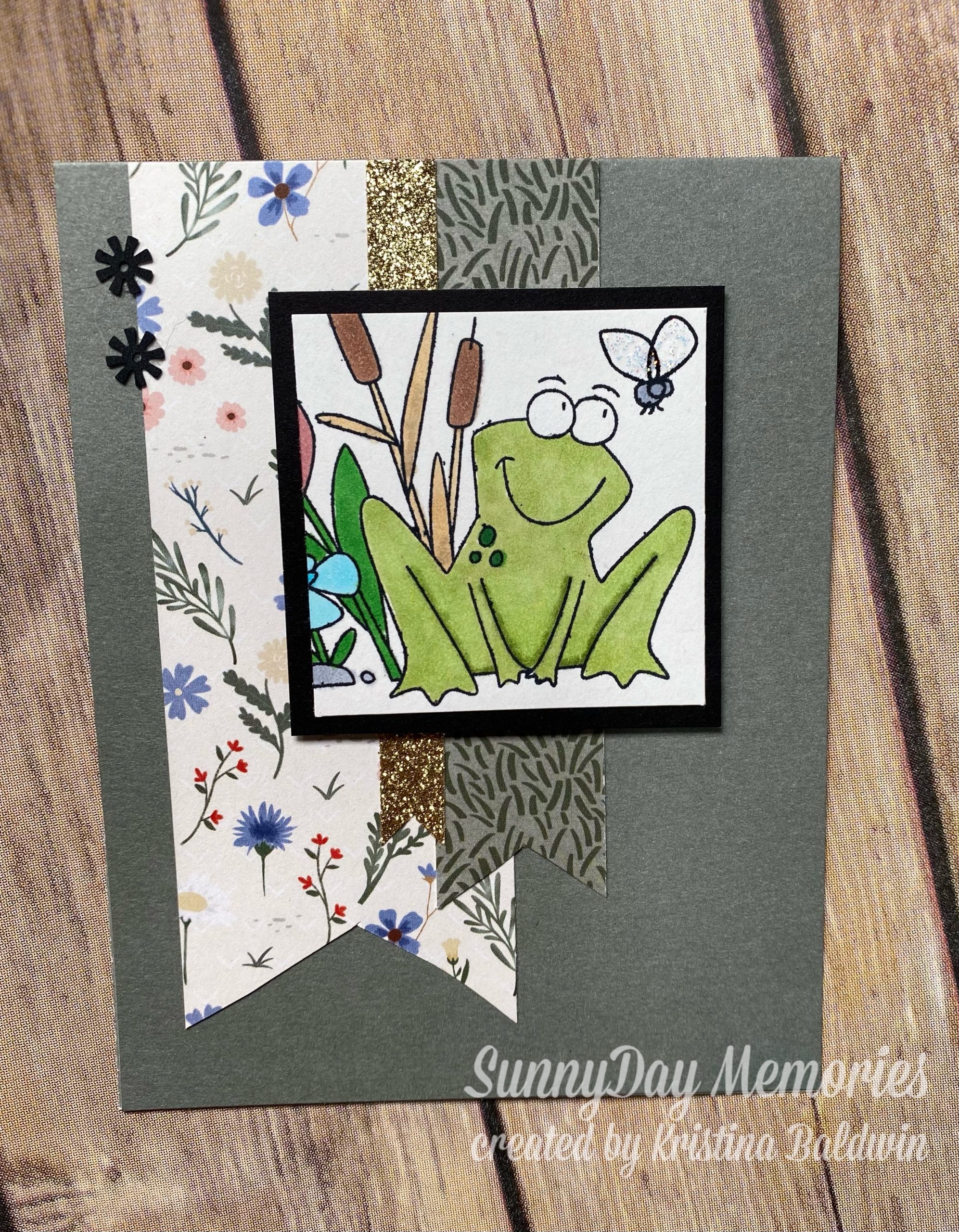 CTMH Toadally Awesome Card