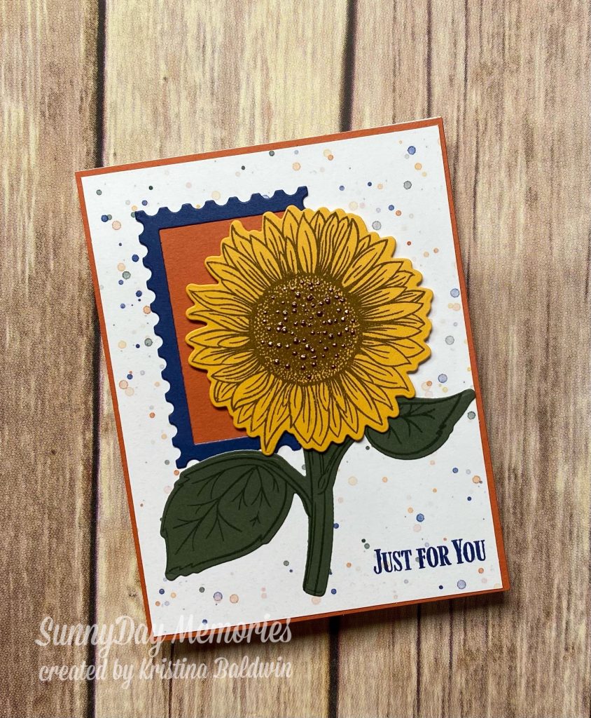 Sunflower Just For You Card