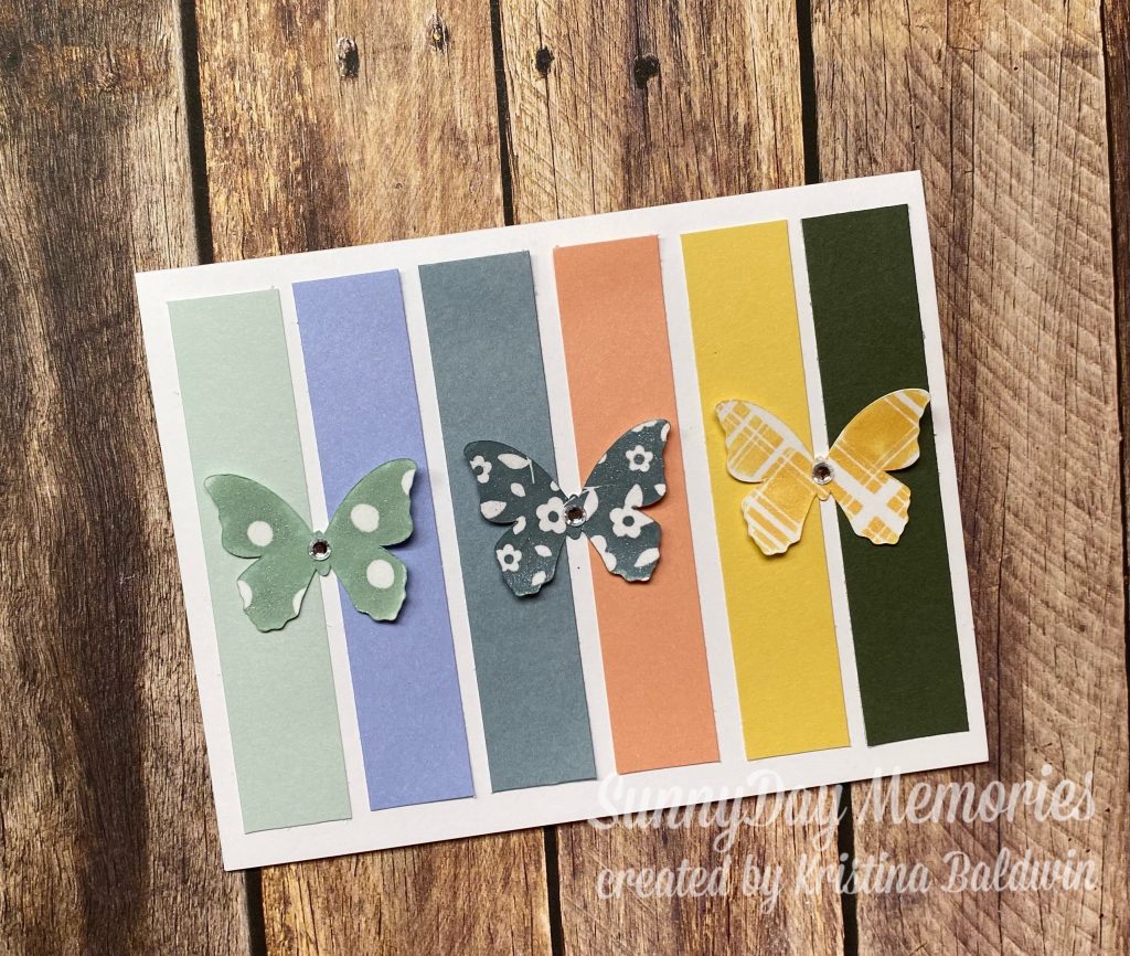 Butterfly Card with New CTMH Colors