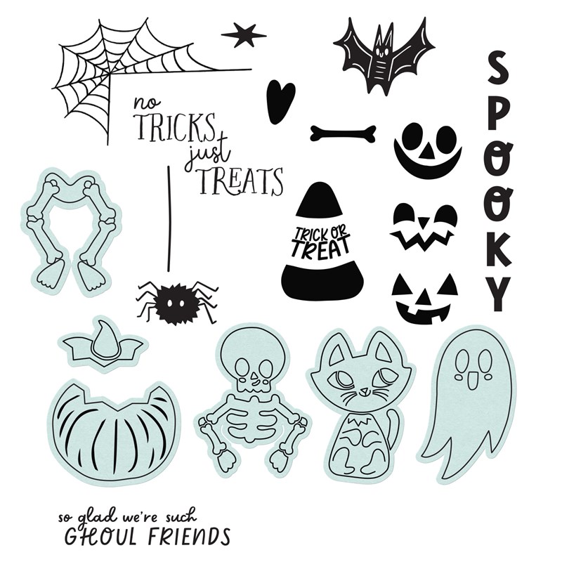 CTMH Fa-BOO-lous Stamp + Thin Cuts