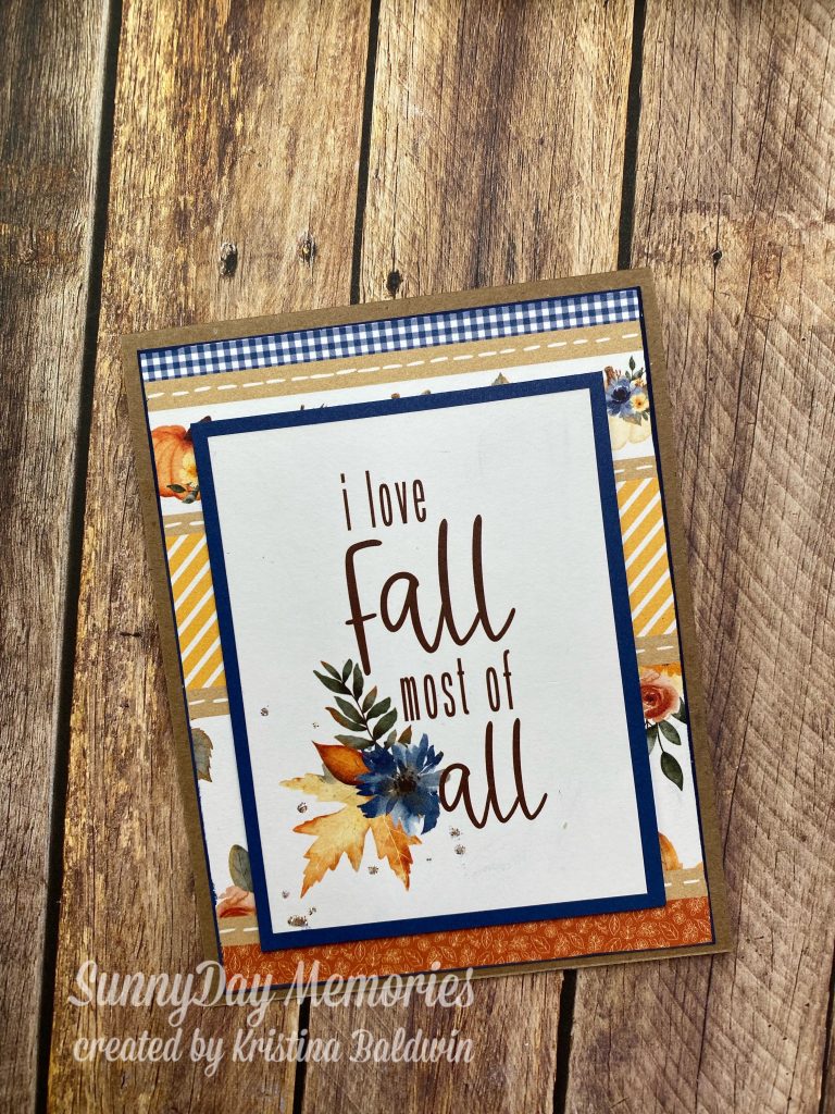 CTMH I Love Fall Most of All Card