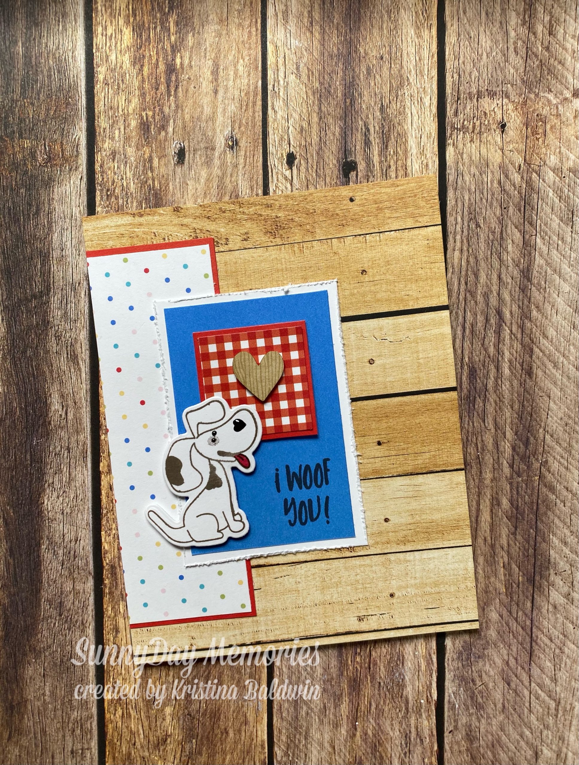 CTMH I Woof You Card