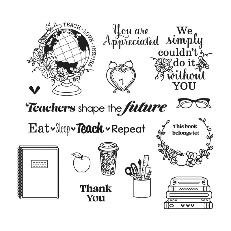 CTMH Teach Love Inspire August Stamp of the Month