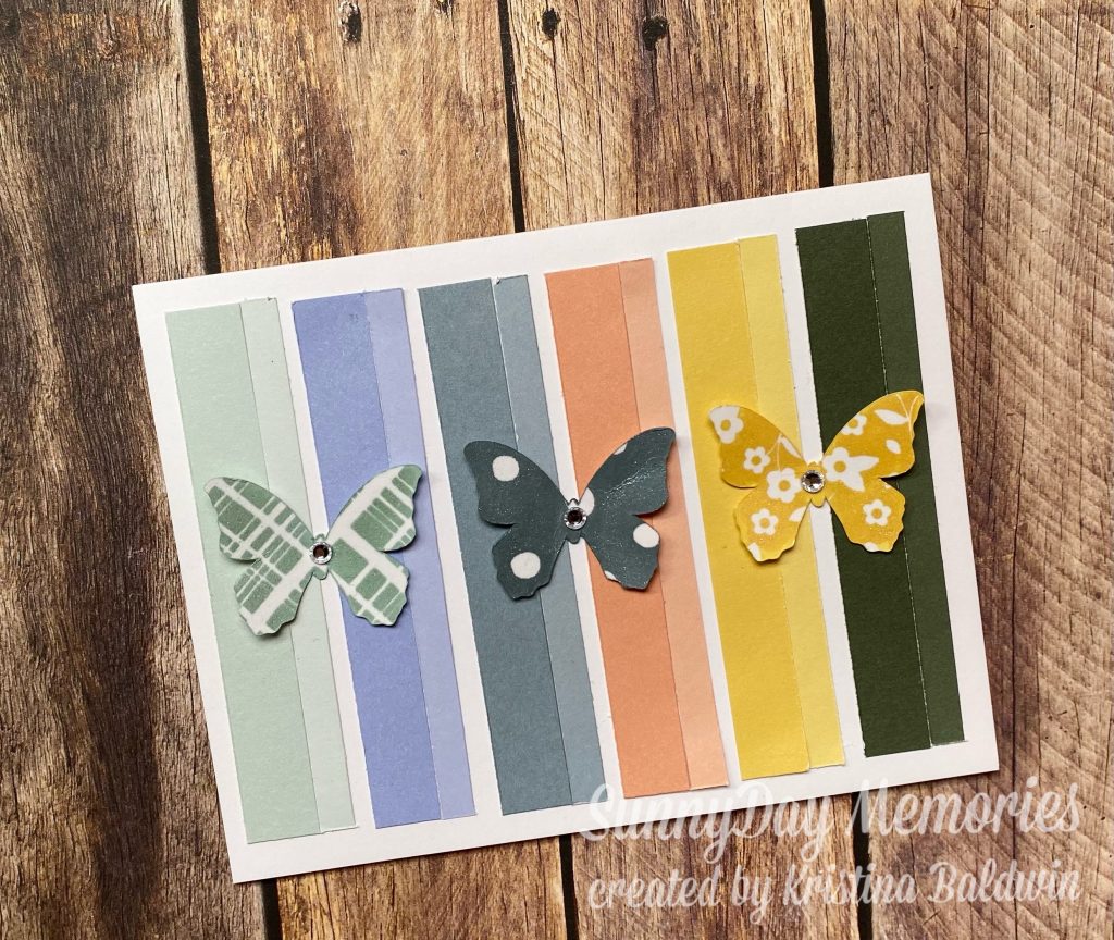 CTMH Two-tone New Colors Butterfly Card