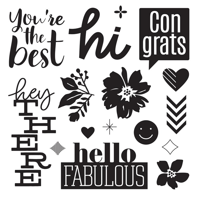 CTMH Hello Fabulous Stamp Set