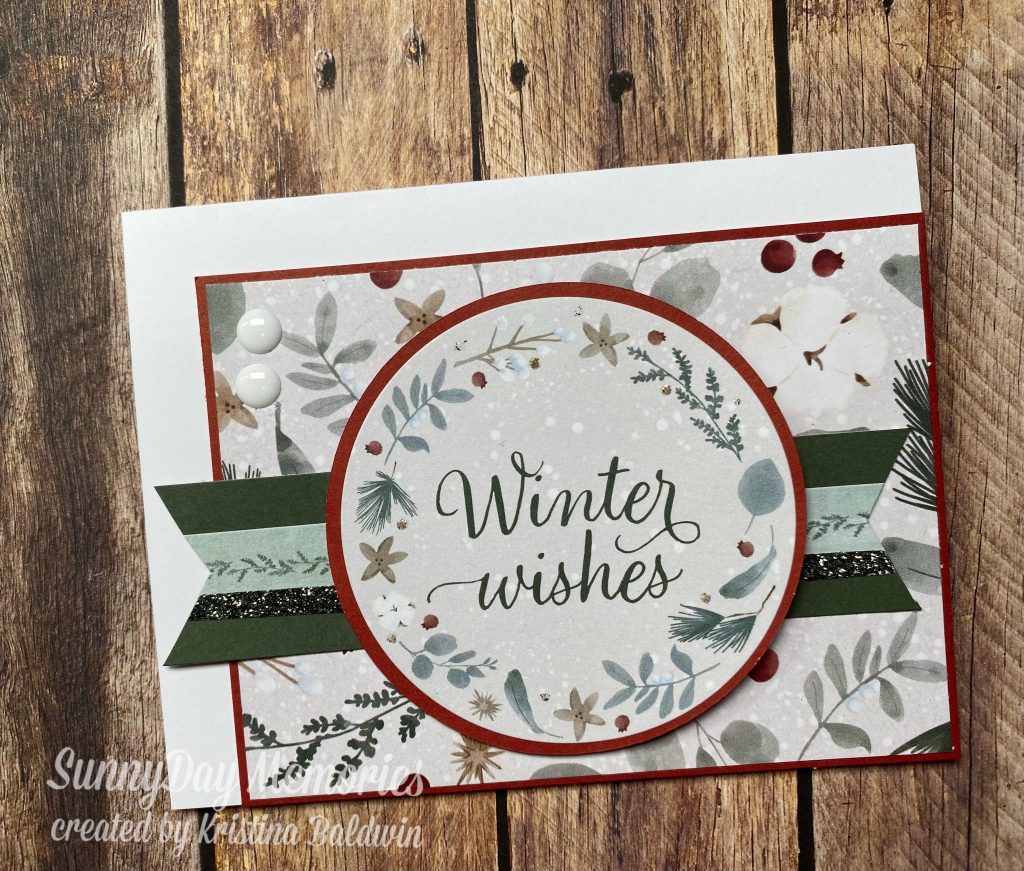 Handmade Winter Wishes Card
