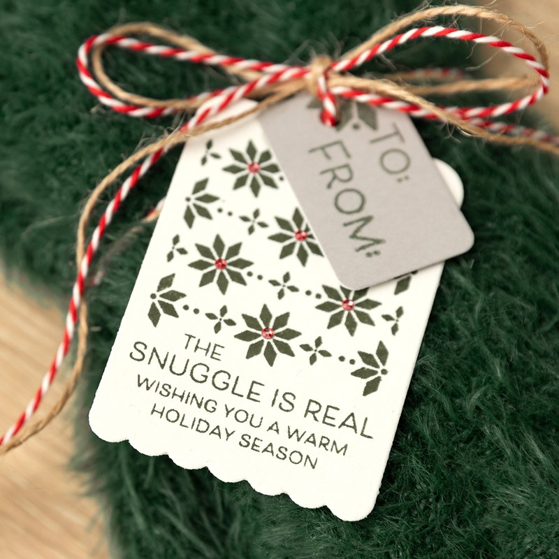 CTMH The Snuggle is Real Gift Tag