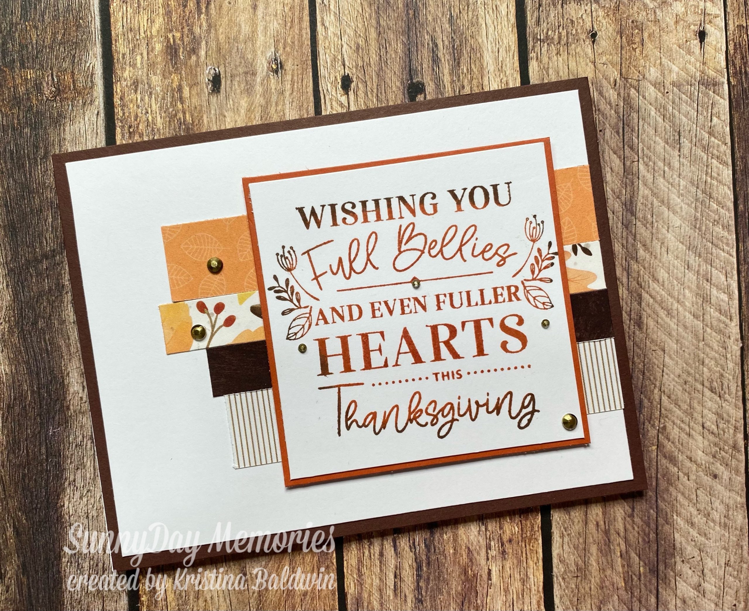 CTMH Happy Turkey Day Card