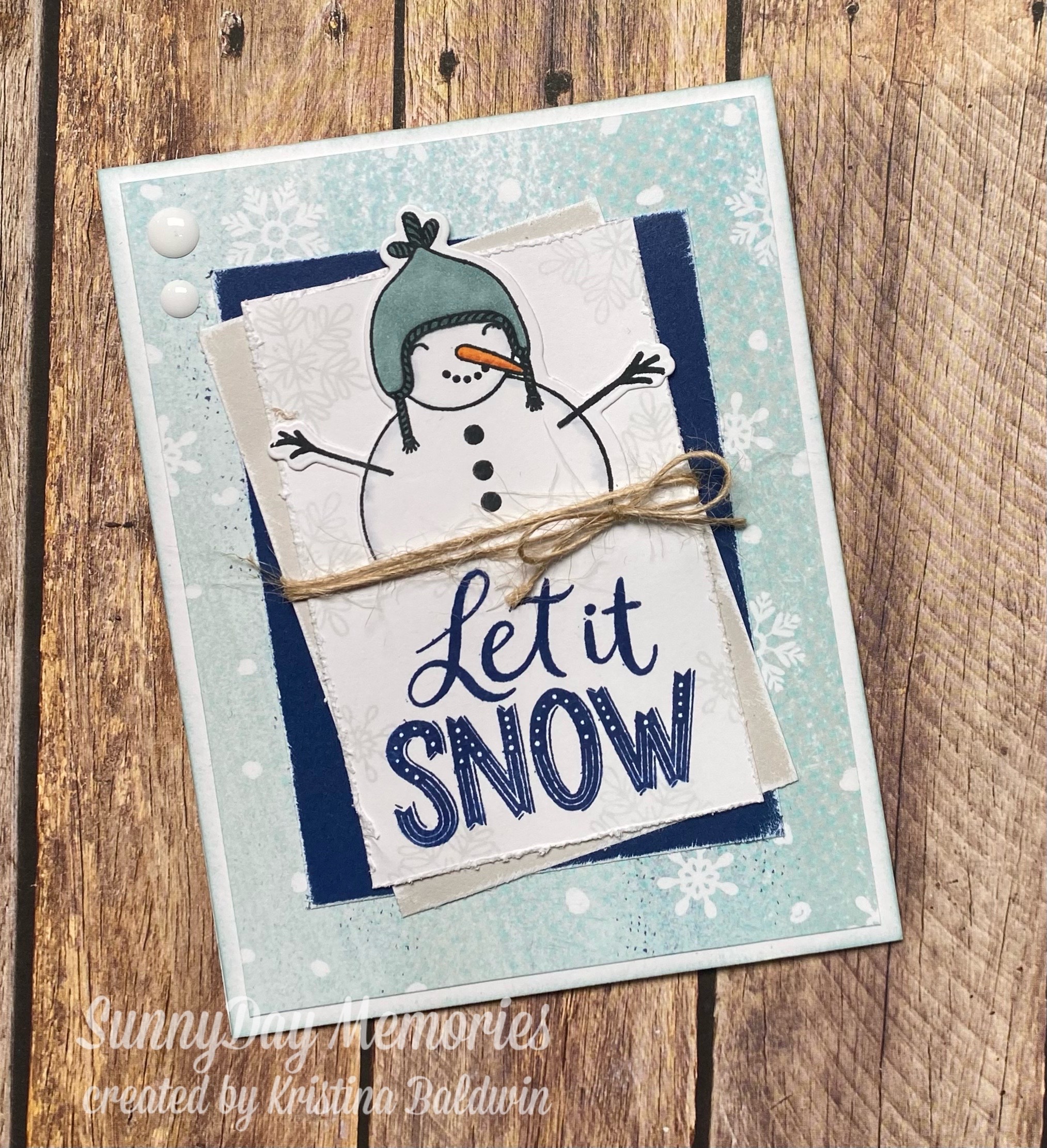 CTMH Let It Snow Card