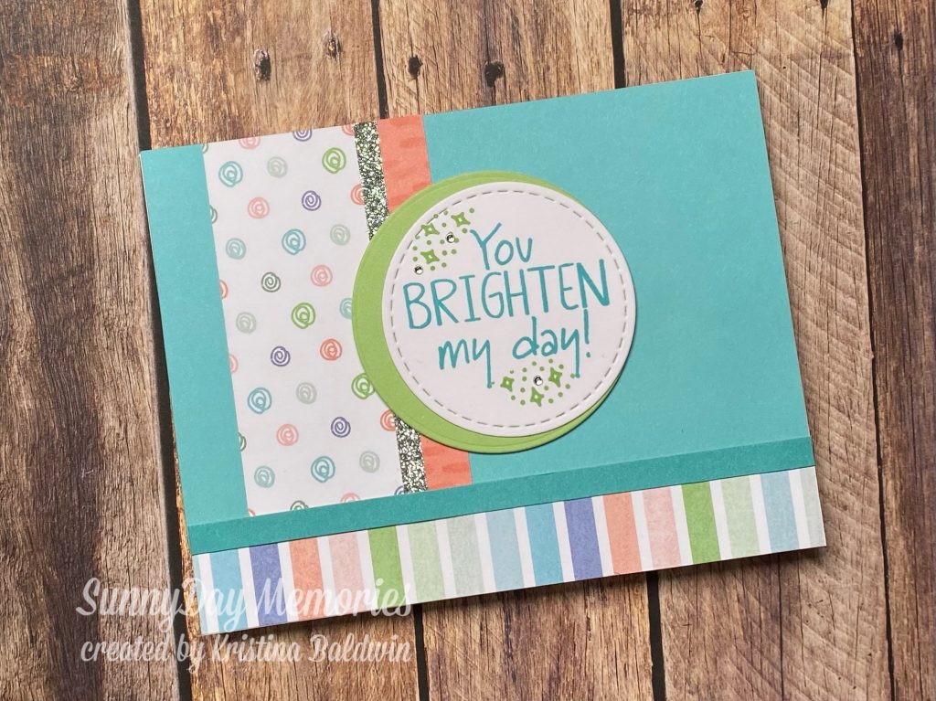 CTMH You Brighten My Day Card
