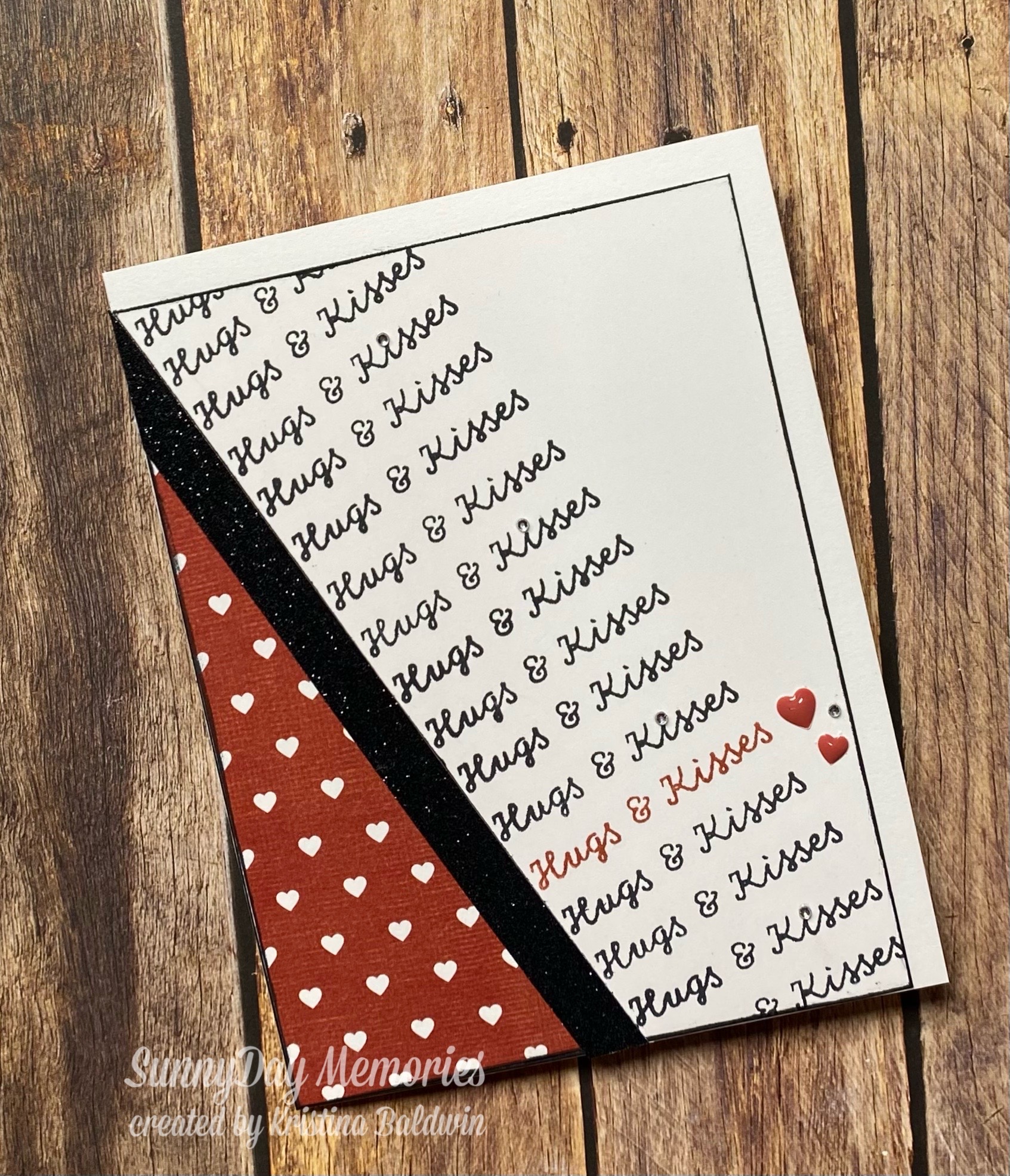 Last Minute DIY Valentine's Day Card - SunnyDay Memories