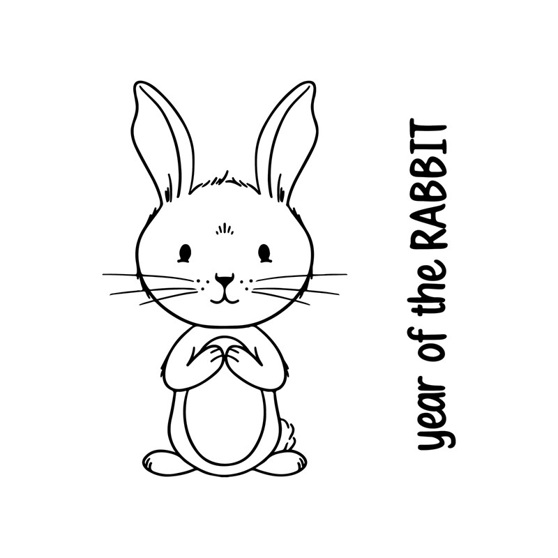 CTMH Year of the Rabbit Stamp Set