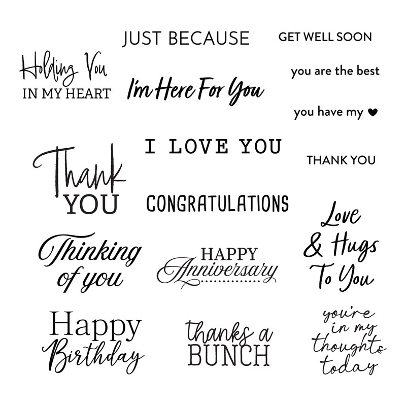 CTMH It's the Little Things Cardmaking Stamp Set