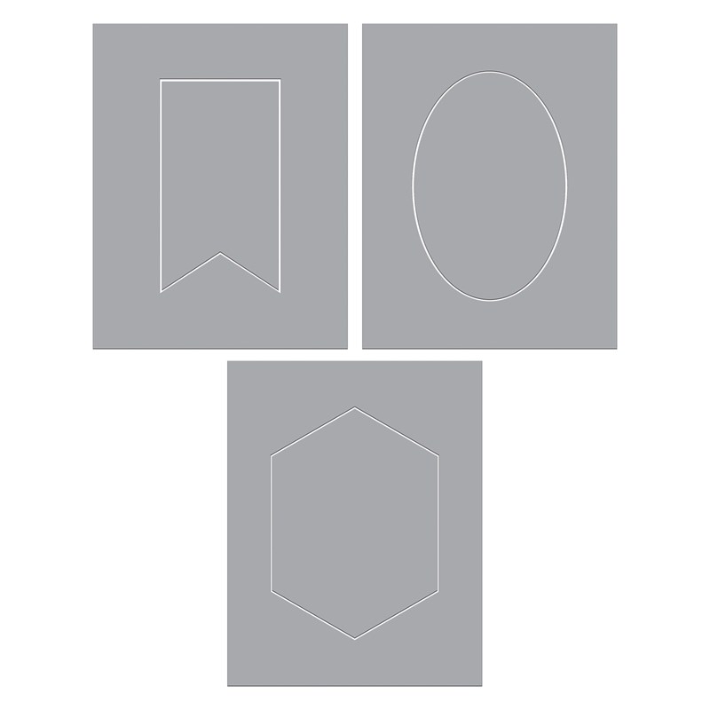 CTMH Card Front Shape Stencils