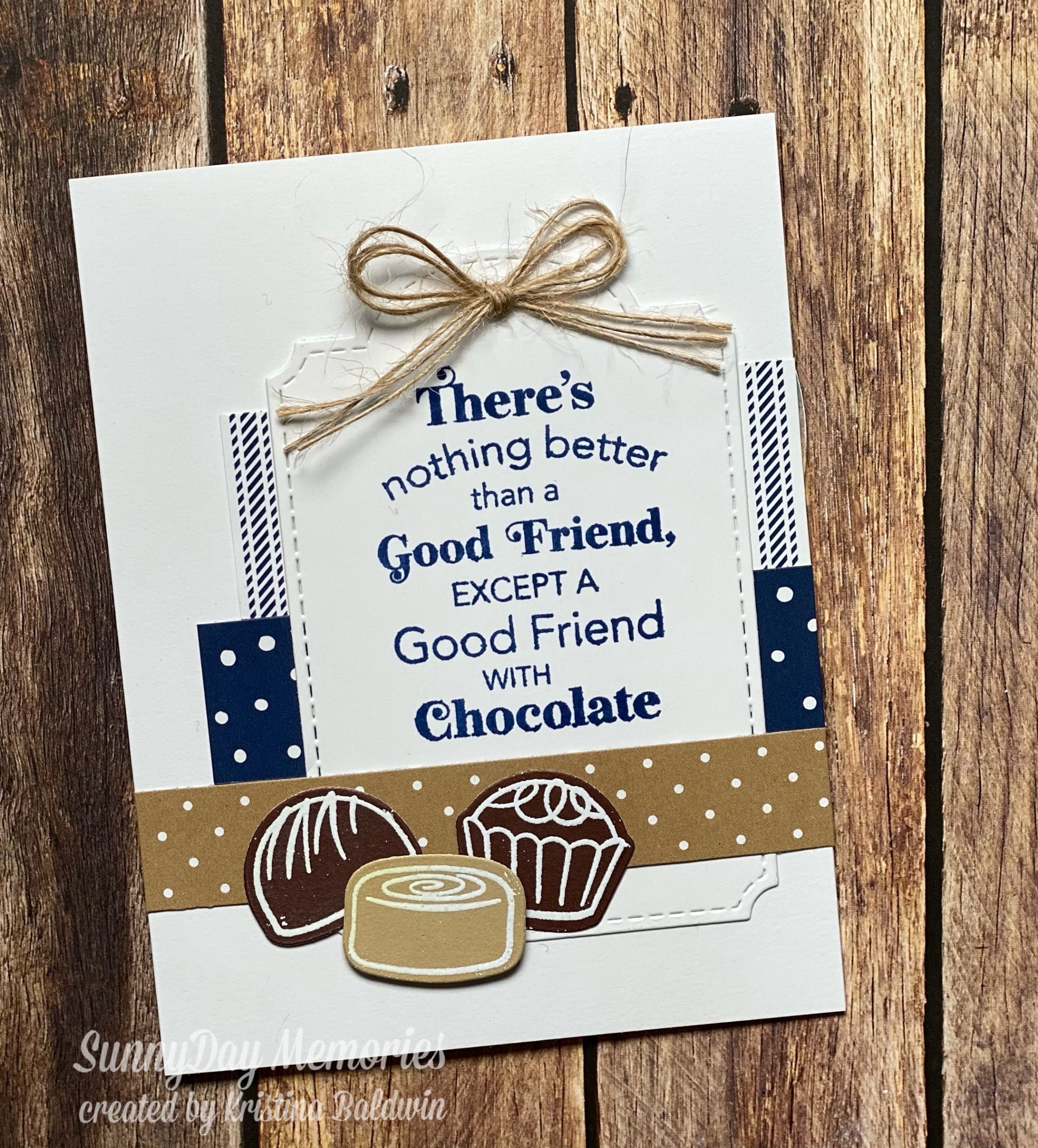 CTMH Eat Chocolate Card