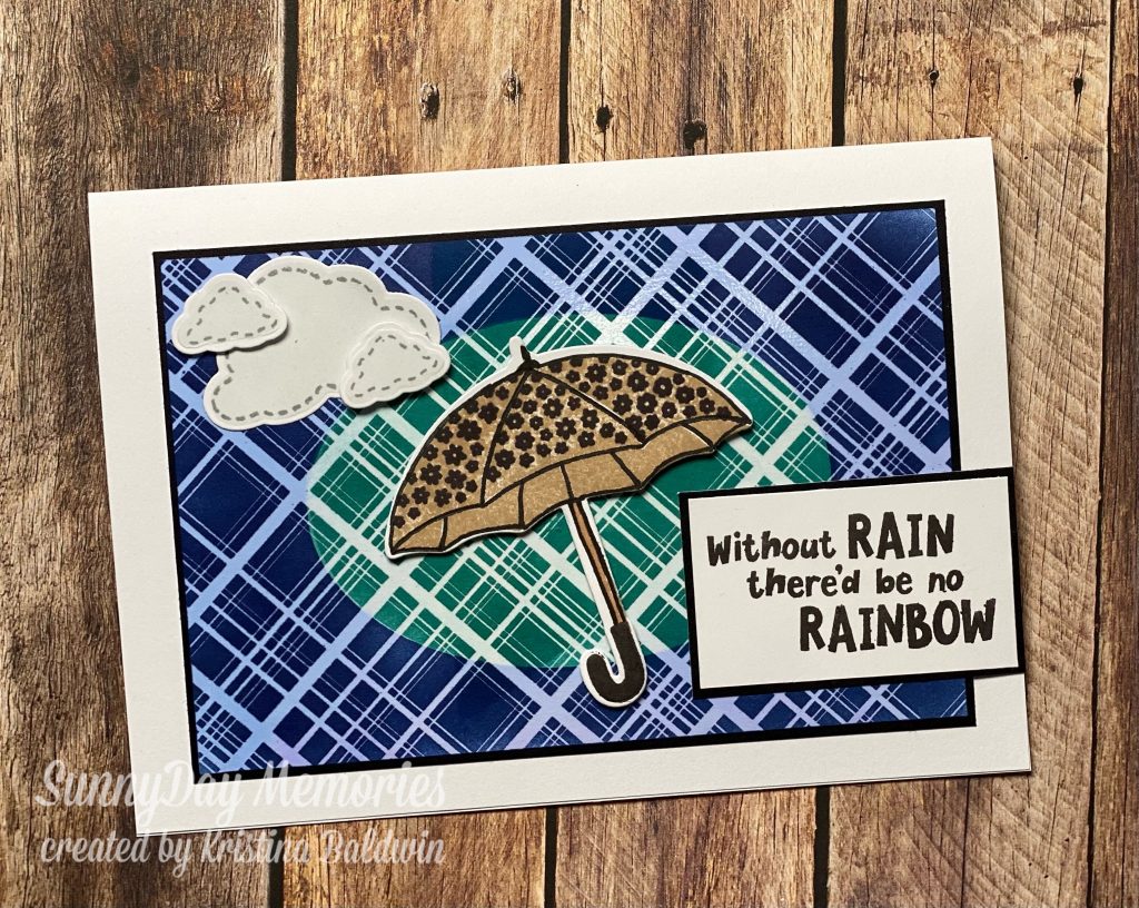 A Card for National Umbrella Day with CTMH's When Skies are Grey
