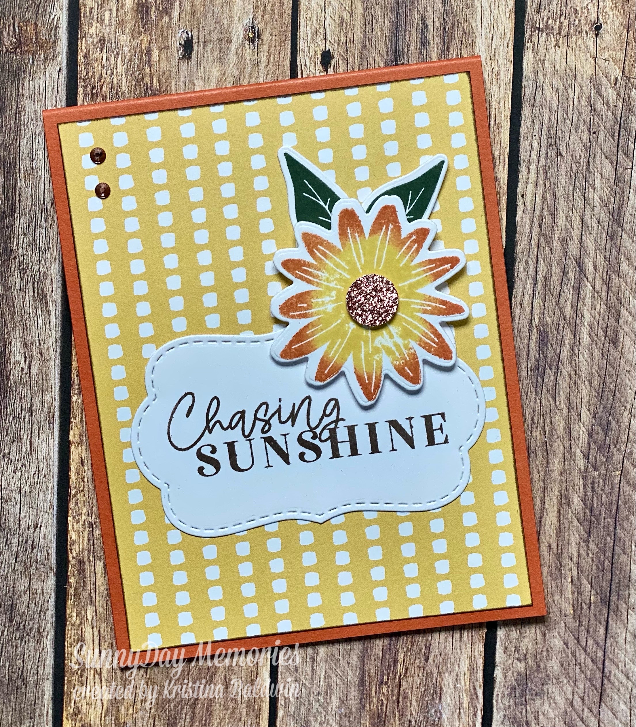 CTMH Chasing Sunshine Card