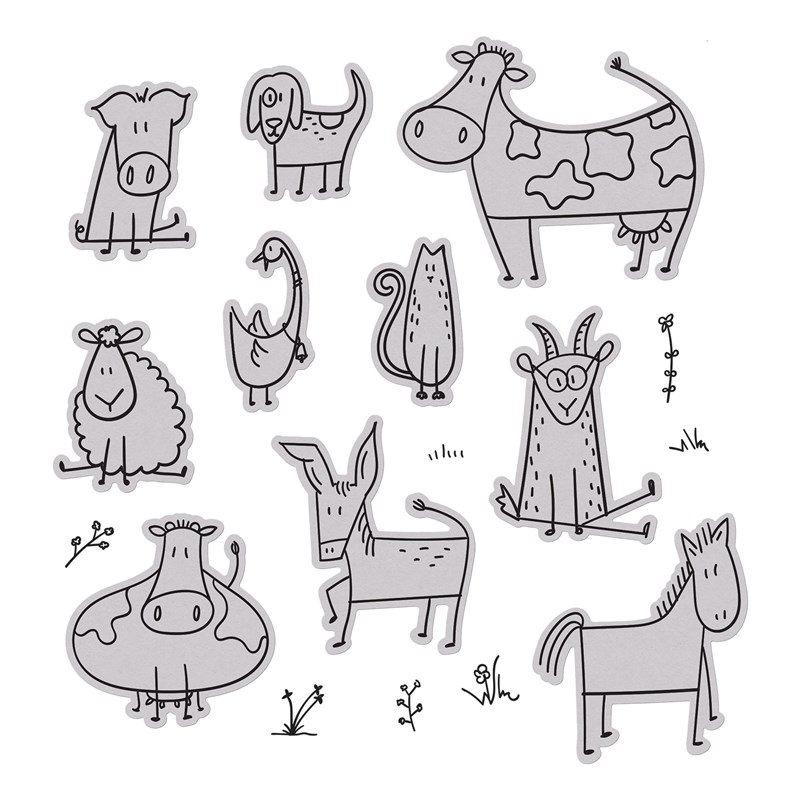 CTMH On The Farm Stamp + Thin Cuts