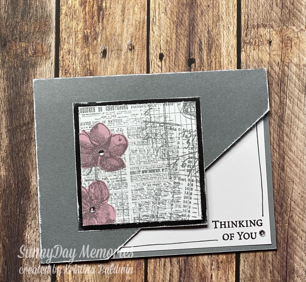 CTMH Thinking of You Parisian Notes Card