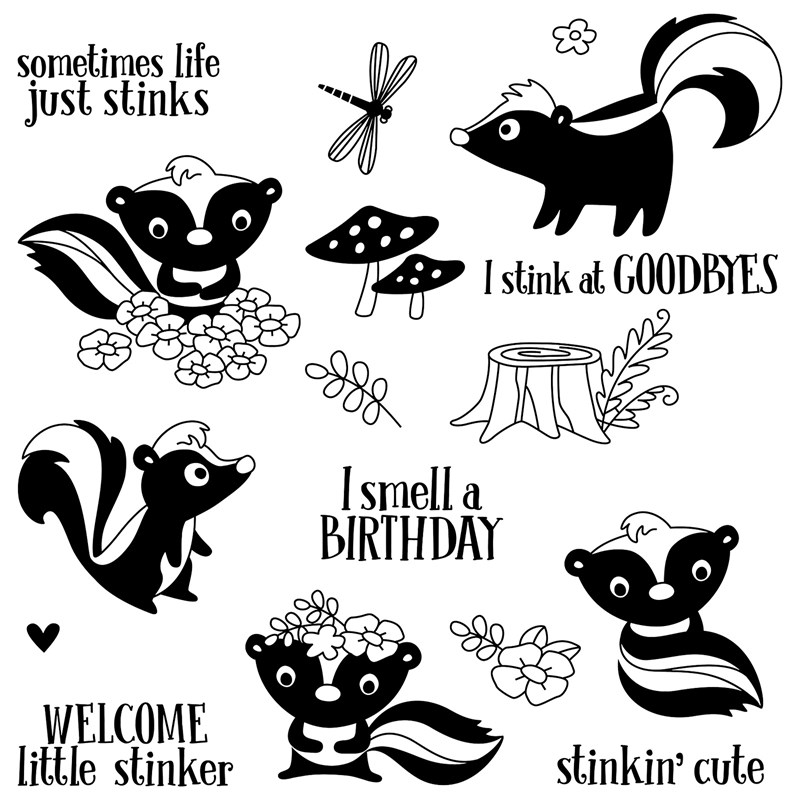 CTMH May Stamp of the Month, Little Stinkers