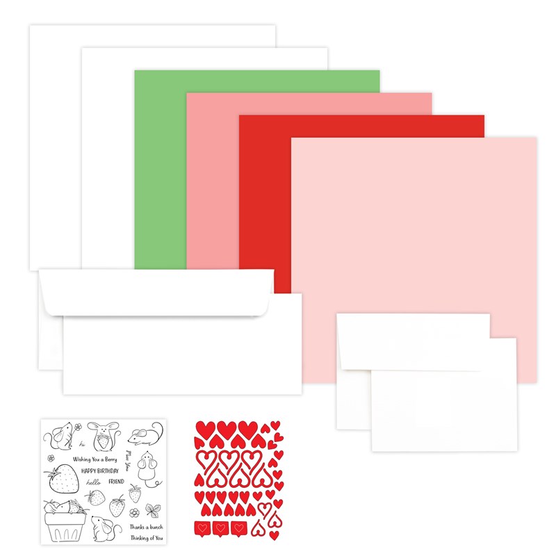 CTMH Strawberry Mice Cardmaking Kit