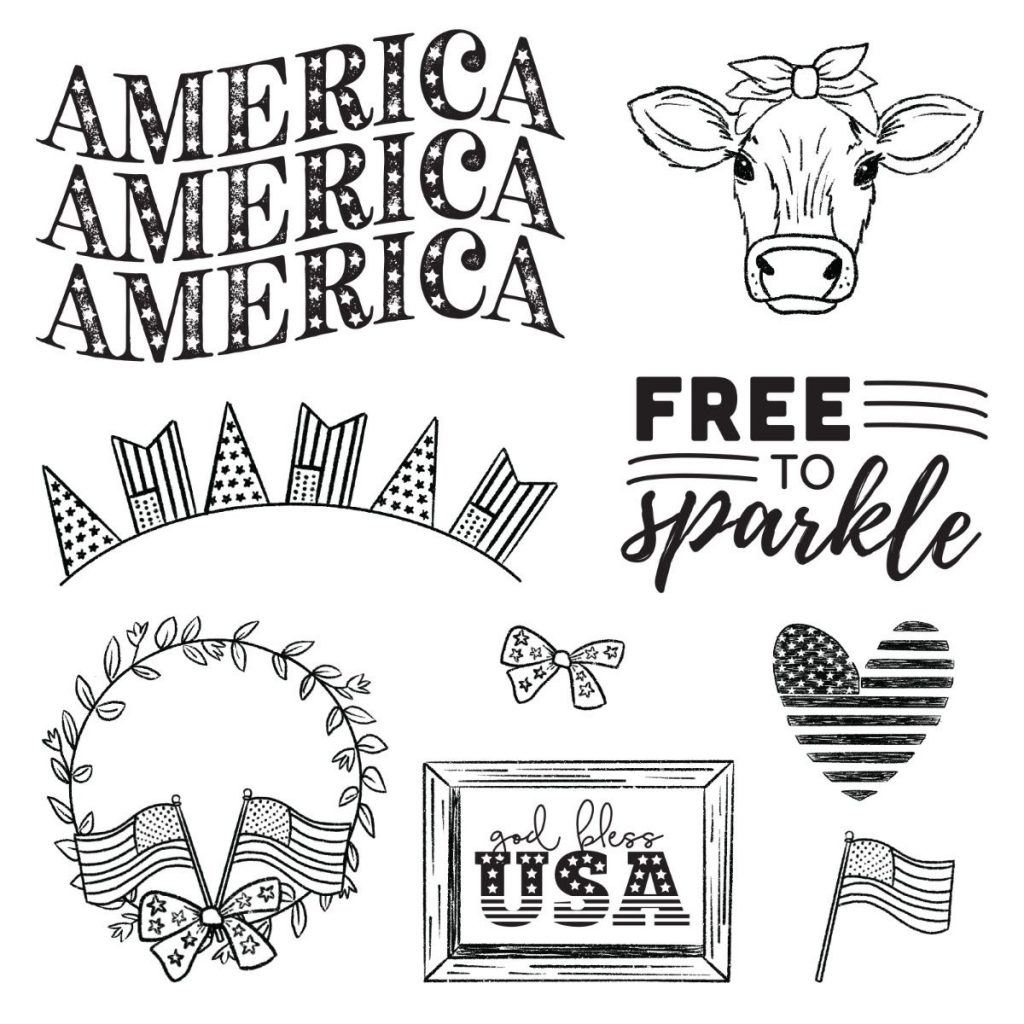 CTMH USA Stamp Set