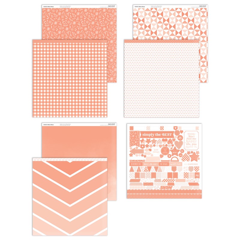 CTMH Melon Mania Paper Collection + Sticker Sheet