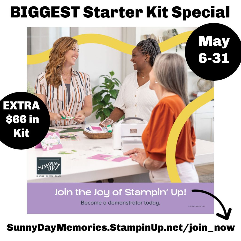 Become a Stampin' Up! during Biggest Starter Kit Special
